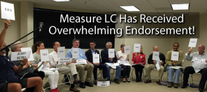 Measure LC has Received Overwhelming Endorsement